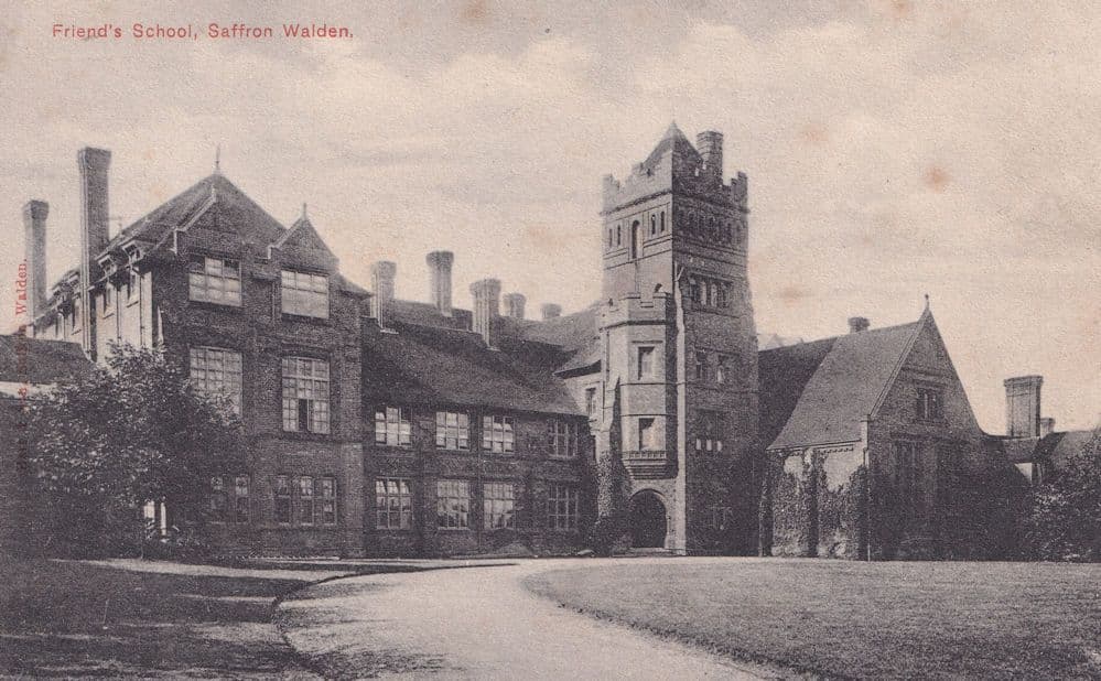 Friends School Saffron Walden Essex Antique Postcard