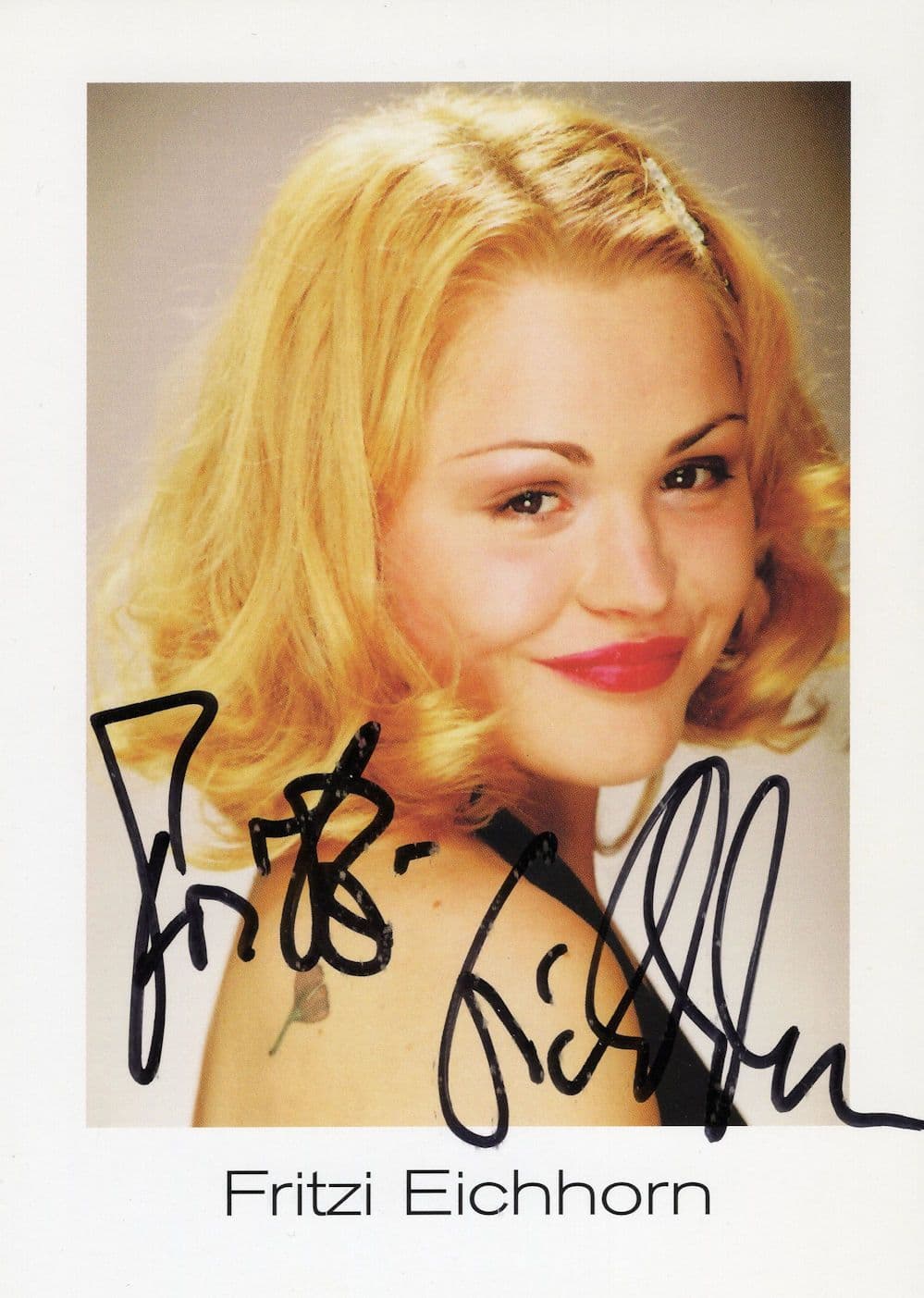 Fritzi Eichhorn Alle Meine Tochter Fur Falle Stefanie Hand Signed Photo