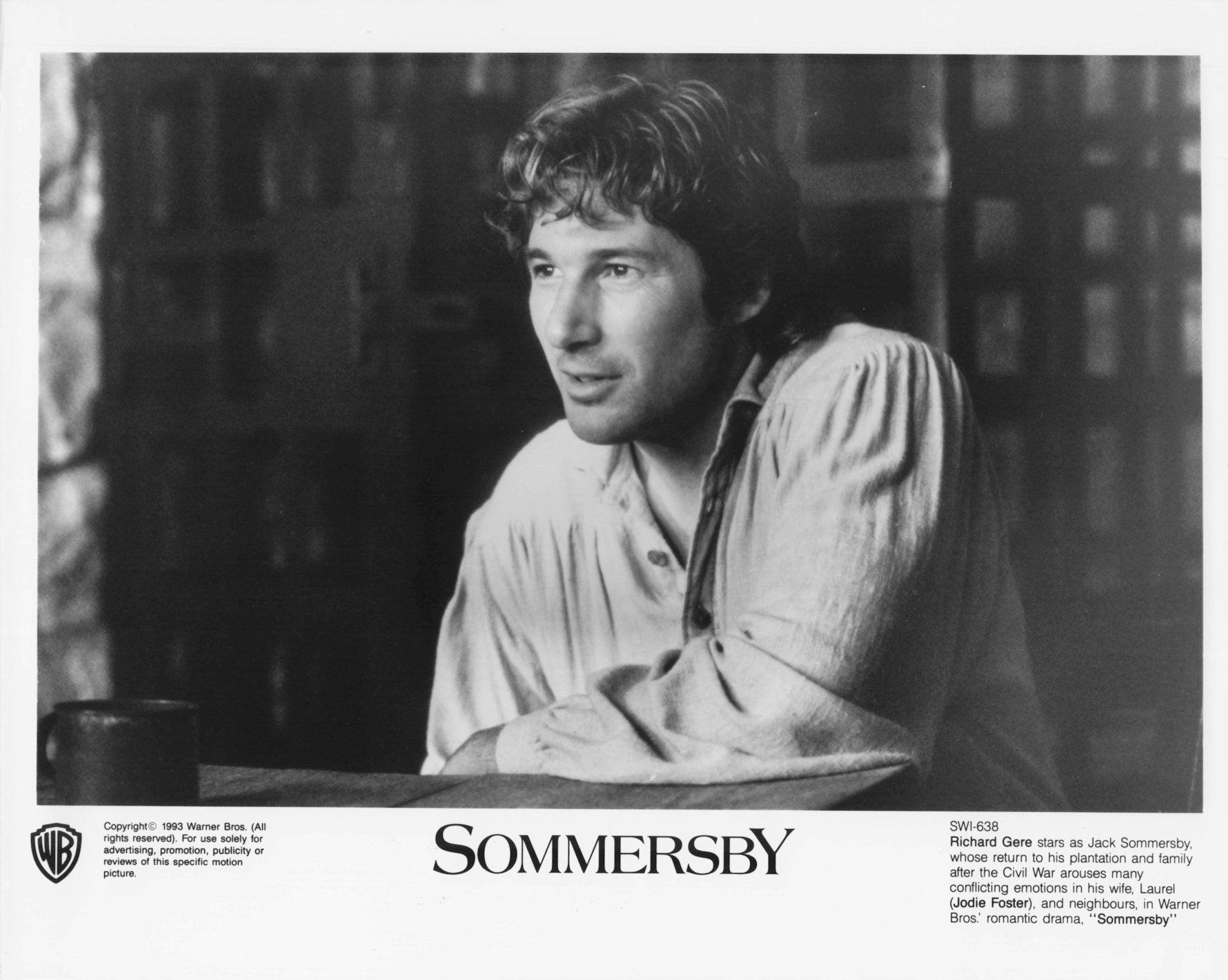 Somersby Film Richard Gere Rare 9x7 Press Media Publicity Still Photo