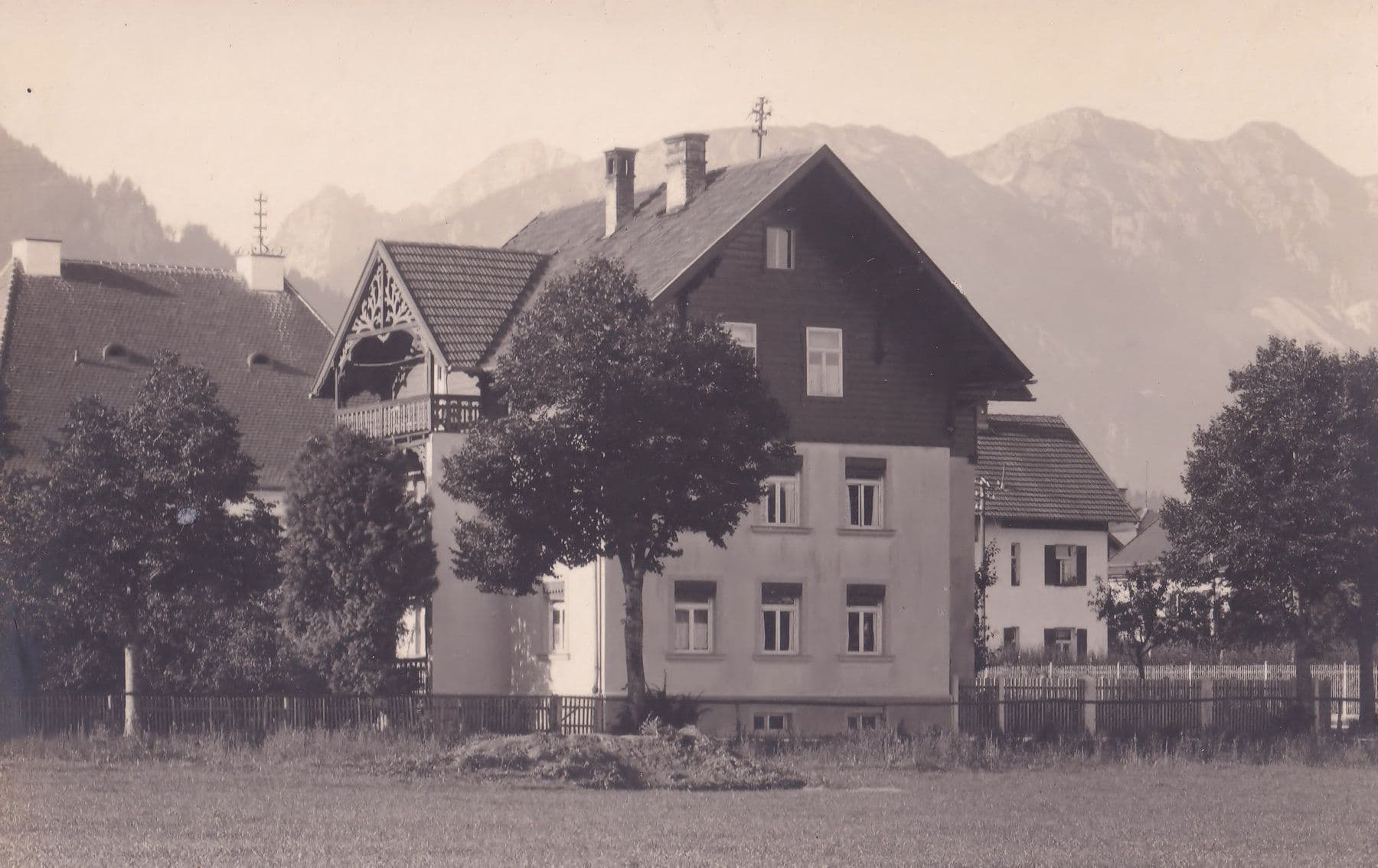 Fussen Germany Old Photo Postcard