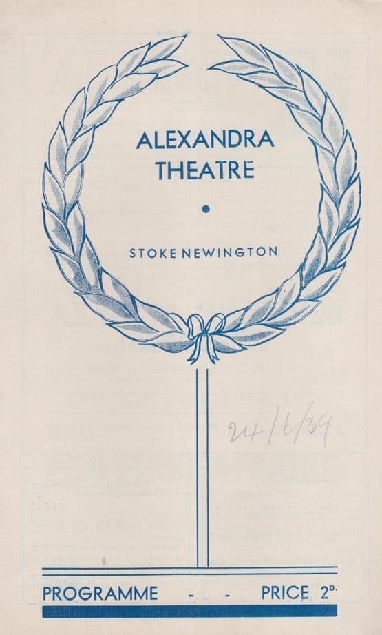 Gabriel Toyne Her First Affaire Romance WW2 Stoke Newington London Theatre  Programme