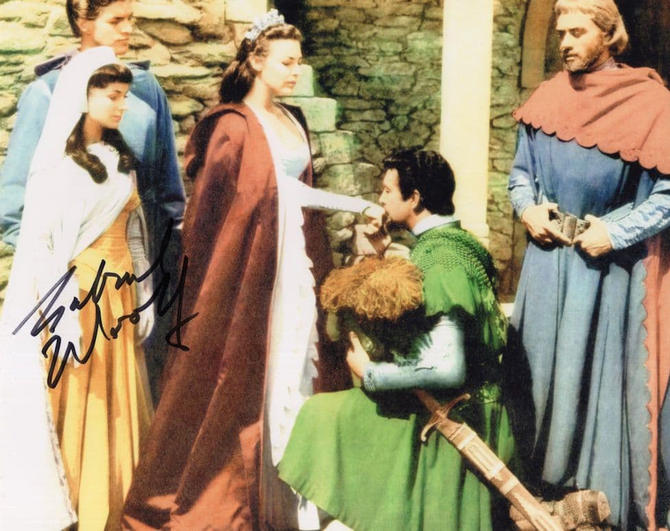 Gabriel Woolf Knights Of The Round Table 10x8 Hand Signed Photo