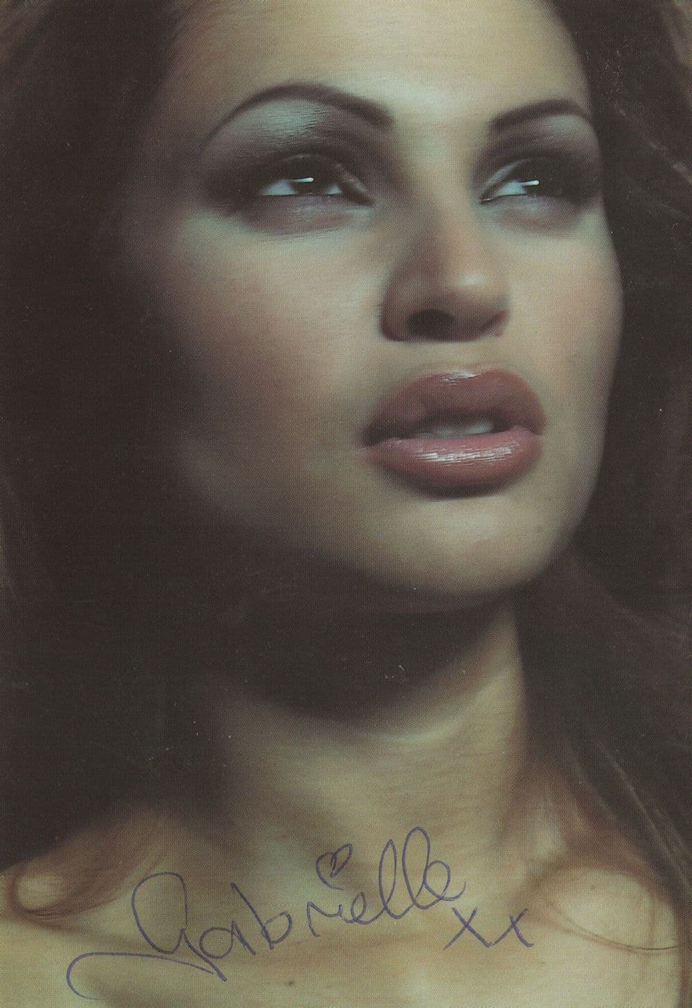 Gabrielle Richens Sexy Model Australian Reality TV Hand Signed Photo