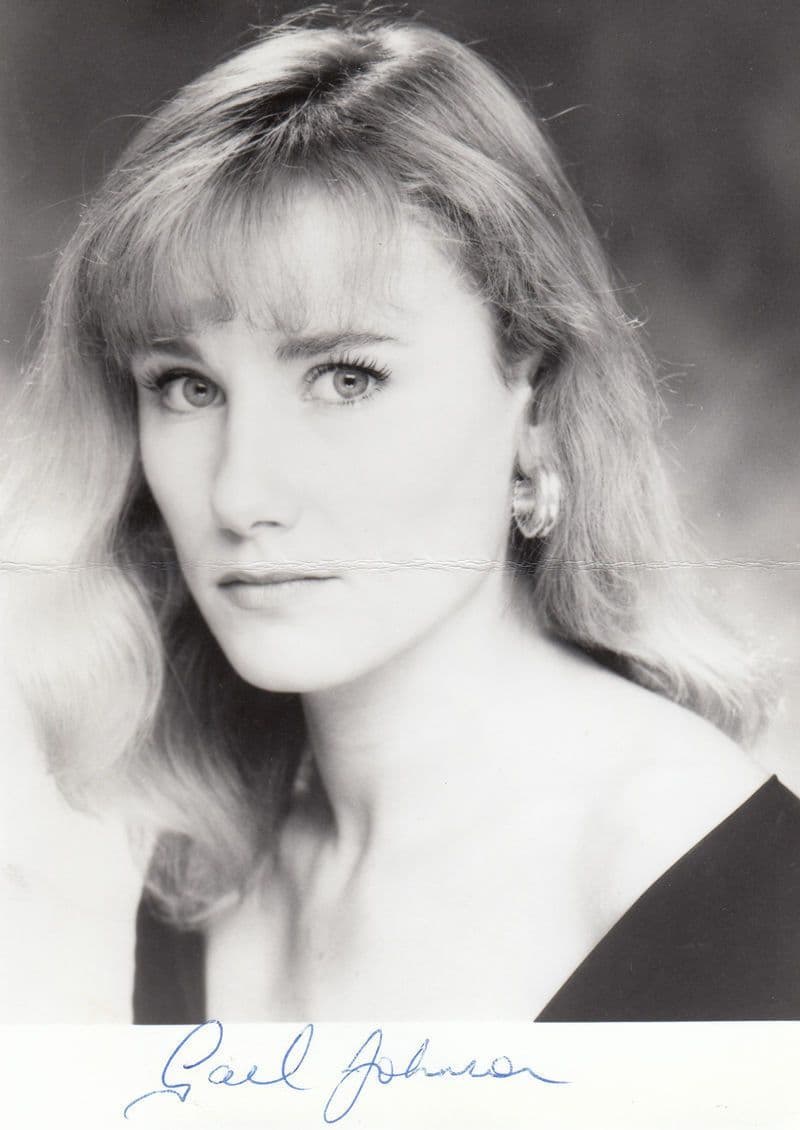 Gail Johnson Days Of Our Lives TV Show Large Hand Signed Photo
