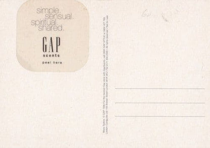 Gap Clothes Scratch N Sniff Advertising Postcard
