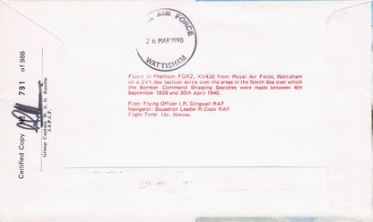 Gareth Clayton Jack Haskins WW2 Air Squadron Leader MULTI Hand Signed FDC