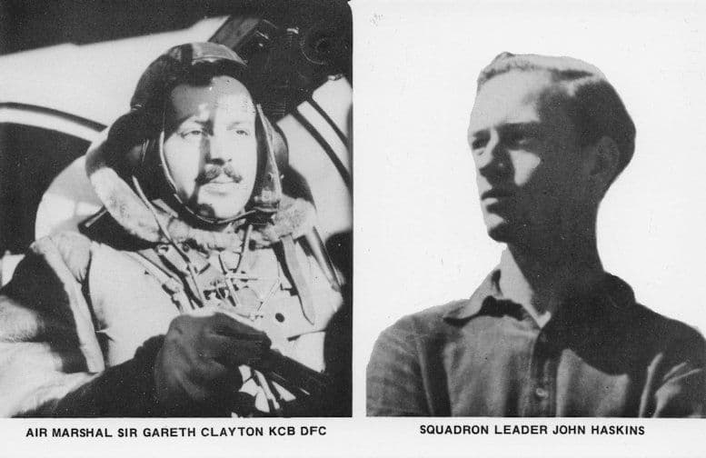 Gareth Clayton Jack Haskins WW2 Air Squadron Leader MULTI Hand Signed FDC