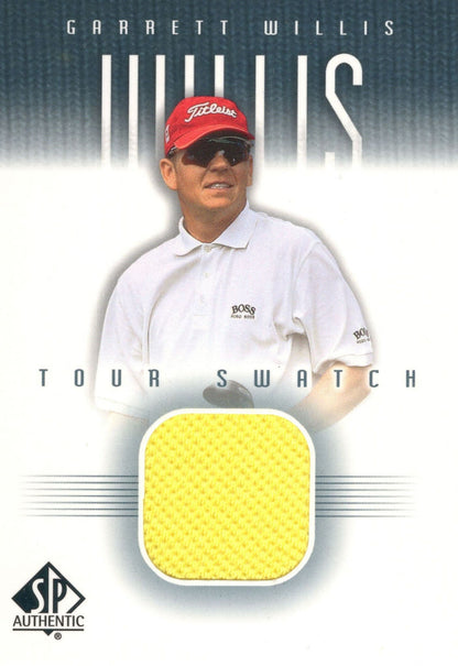 Garrett Willis 2001 Tour Swatch Worn Shirt Golf Rare Limited Edition Card