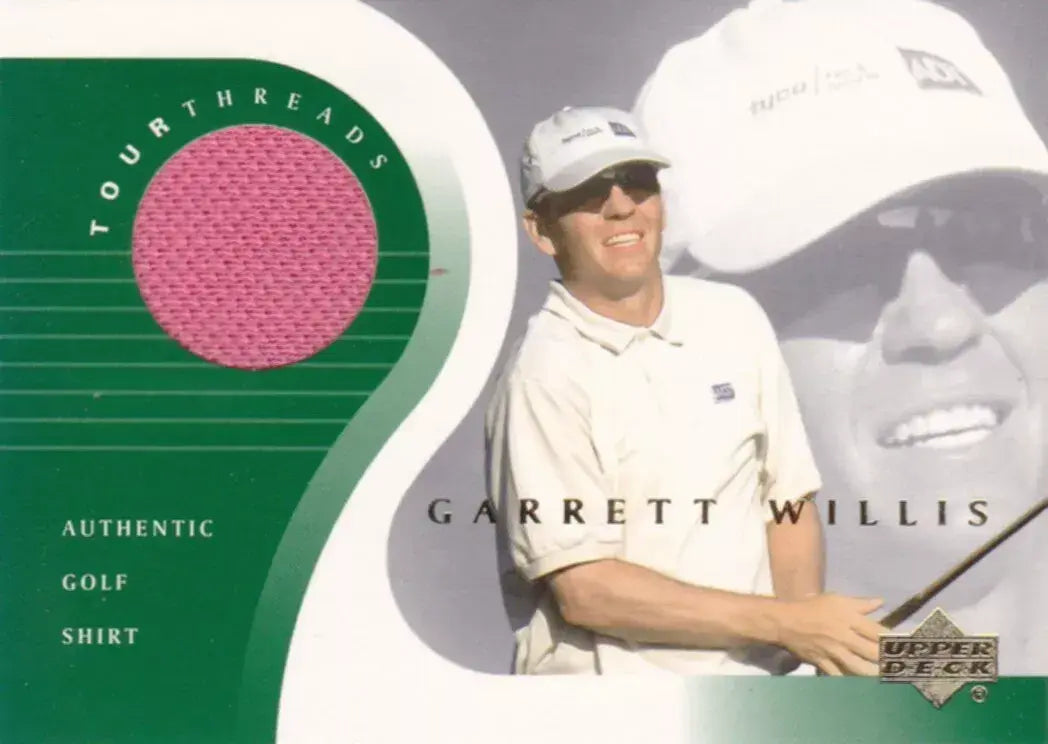 Garrett Willis Original Shirt Golf Tour Rare Limited Threads Card
