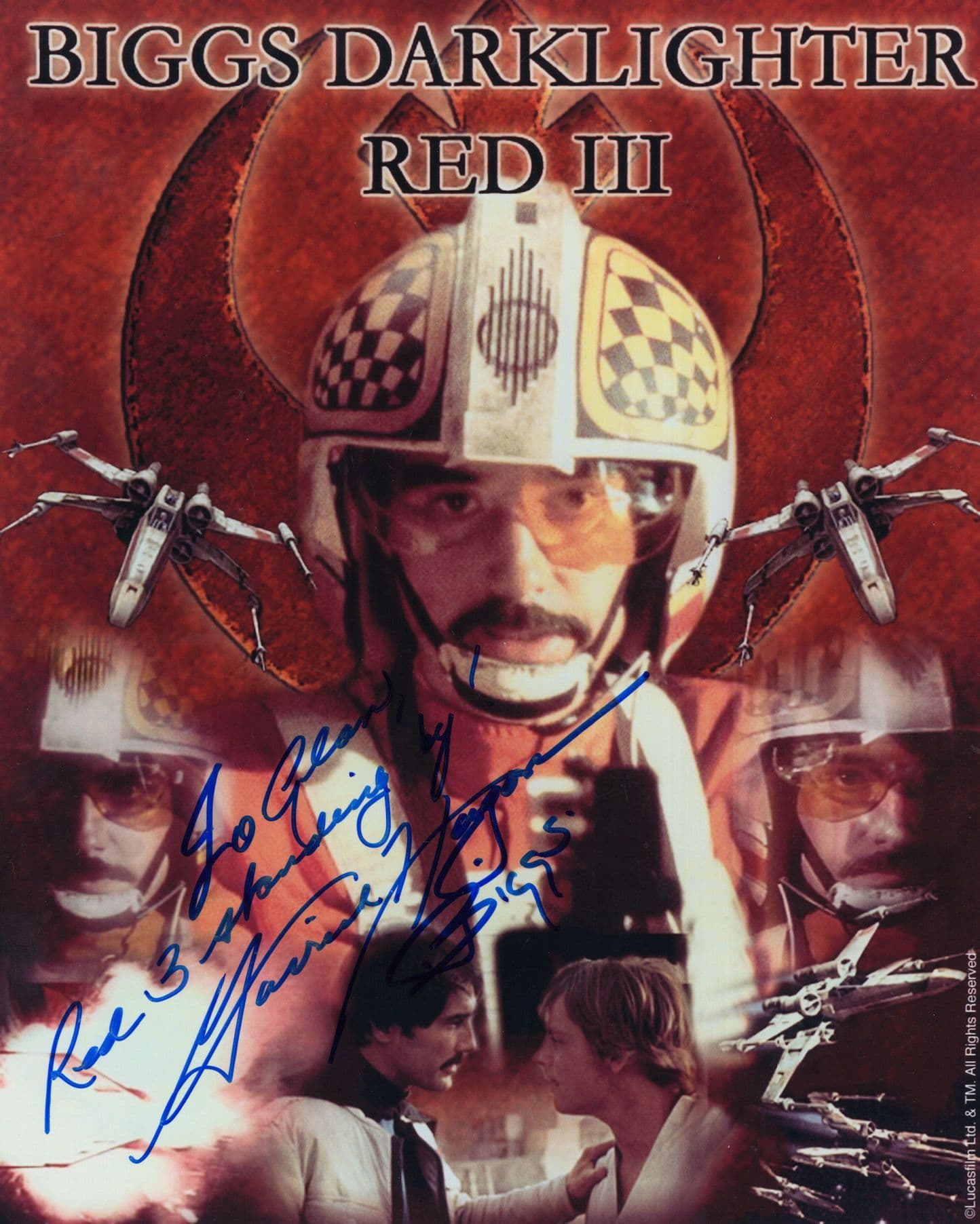 Garrick Hagon Star Wars 10x8 Hand Signed Autograph & COA PHOTO