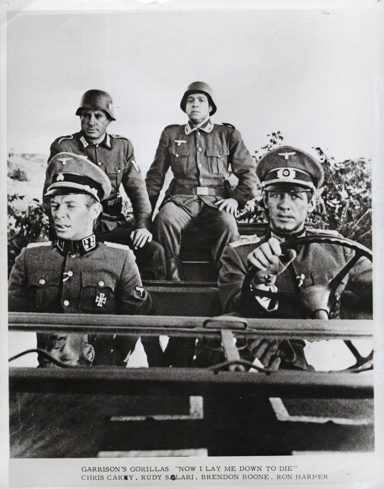 Garrison's Gorillas Rudy Solari Ron Harper Chris Carey TV Times Press Photo