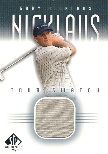 Gary Nicklaus 2001 Tour Swatch Worn Shirt Golf Rare Limited Edition Card