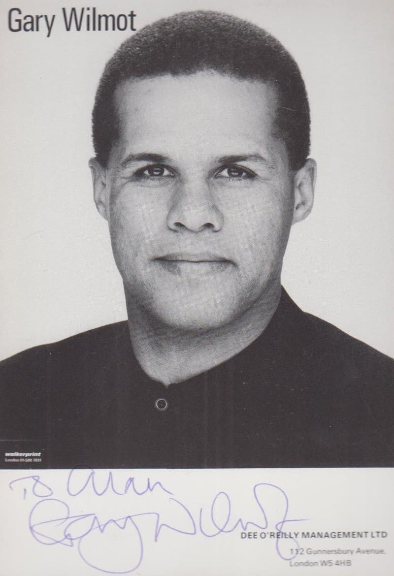 Gary Wilmot New Faces Management Company Vintage Hand Signed Photo