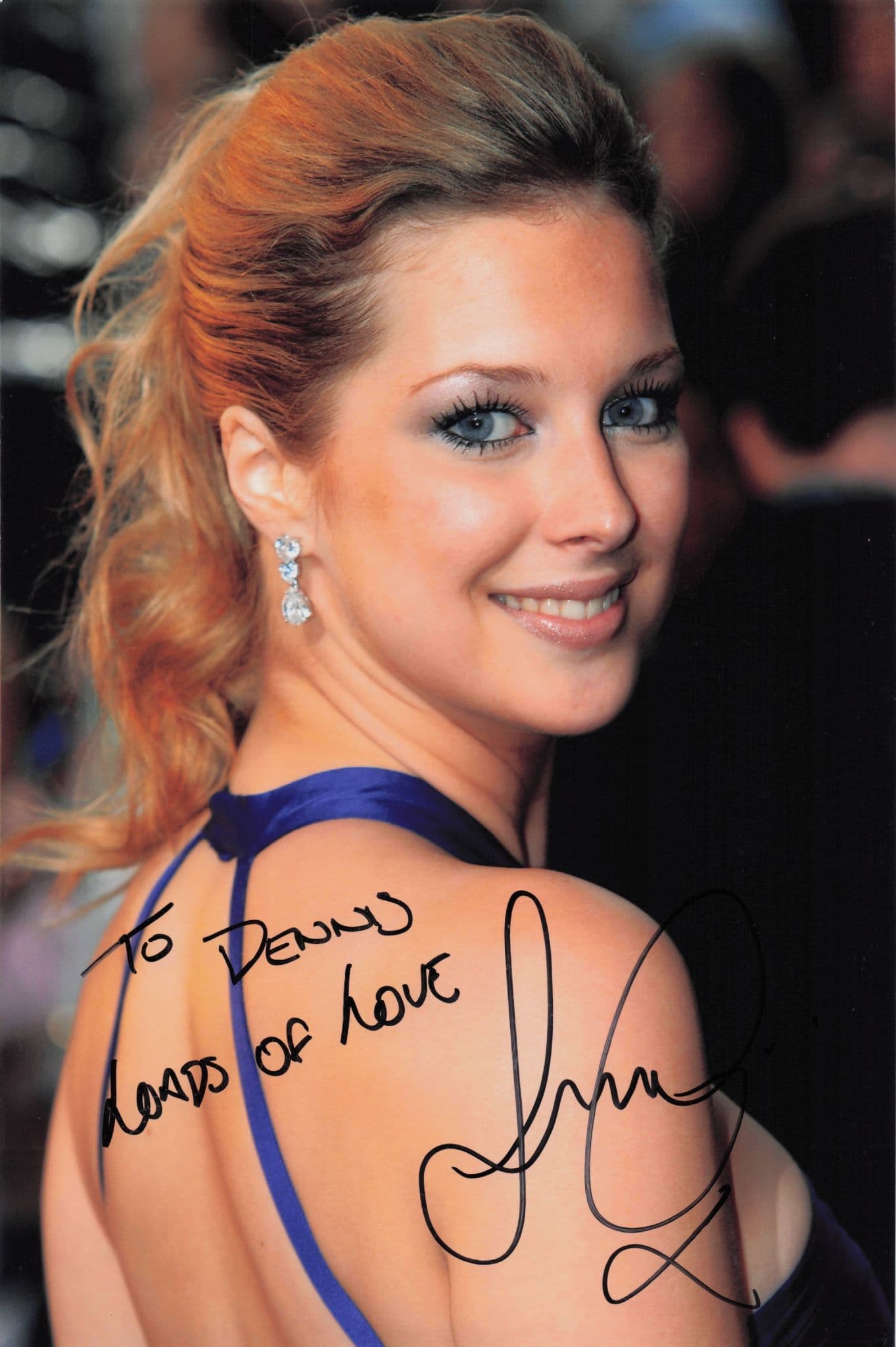 Gemma Bissix Eastenders  Hollyoaks Giant 12x8 Hand Signed Photo