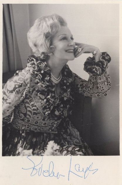 Gemma Craven Irish Actress Cecil Beaton 1976 Hand Signed Photo