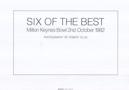Genesis Live Phil Collins Milton Keynes Bowl 1982 6 Of The Best Photo Photograph
