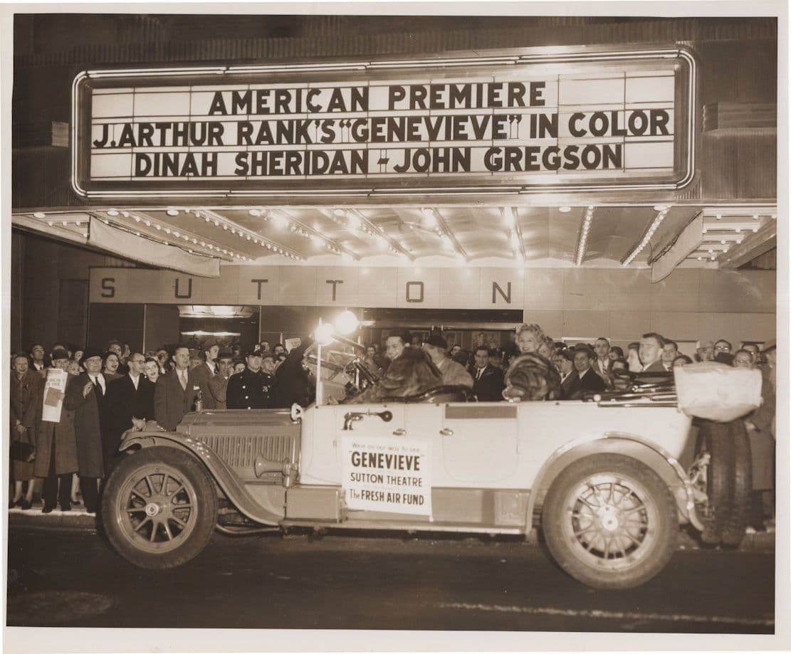 Genevieve Dinah Sheridan John Gregson 1953 Film Premiere Press Photo