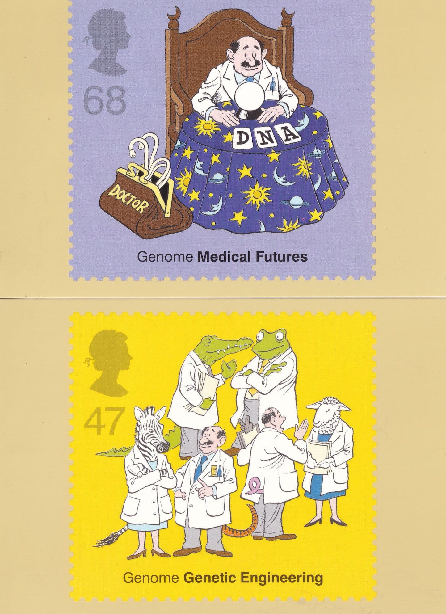Genome Genetic Engineering PHQ 2x FDC Postcard s