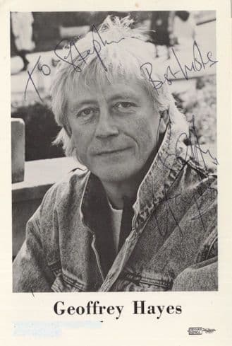 Geoffrey Hayes Rainbow TV Show Vintage Hand Signed Photo