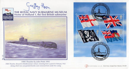 Geoffrey Hoon Labour MP Defence LTD TO 45 Hand Signed Submarine FDC