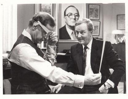 Geoffrey Palmer Robert Hardy Hot Metal Fleet Street Drama ITV Press Photo Letter