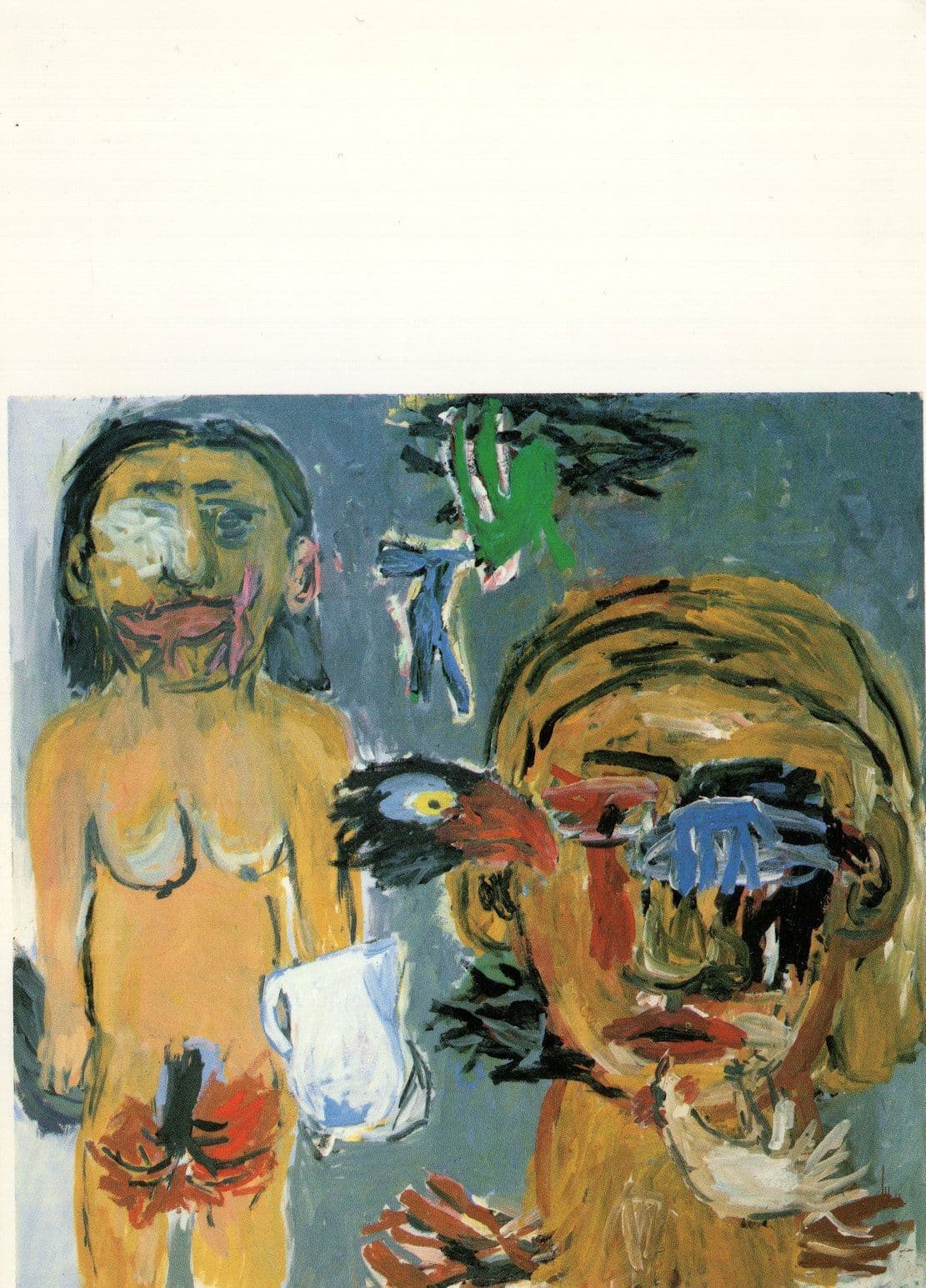 Georg Baselitz Pastorale German Painting Postcard