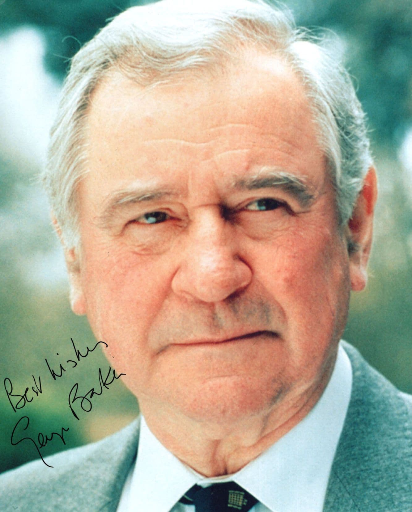 George Baker Of Ruth Rendall Mysteries I Claudius 10x8 Hand Signed Photo