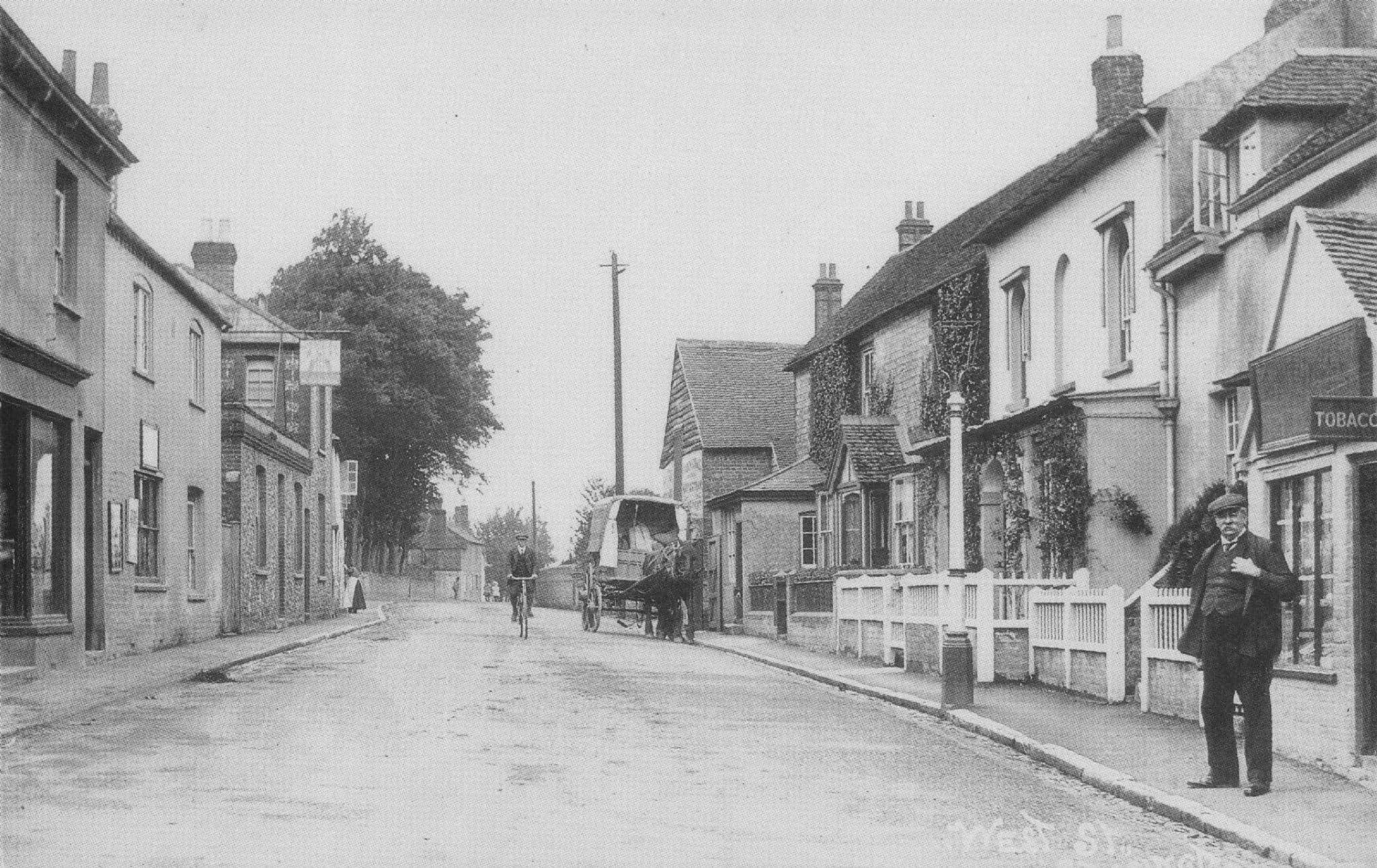 George Mitchell Sweet Shop Bakers West Street Storrington Sussex Postcard