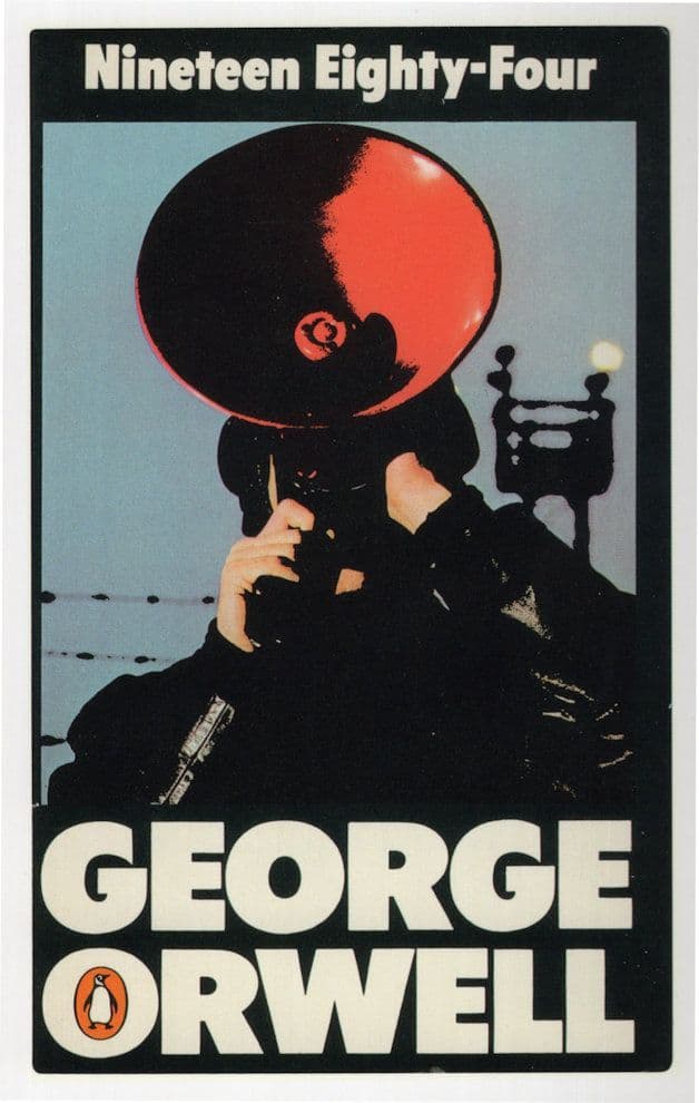 George Orwell Nineteen Eighty Four 1983 Edition Book Postcard