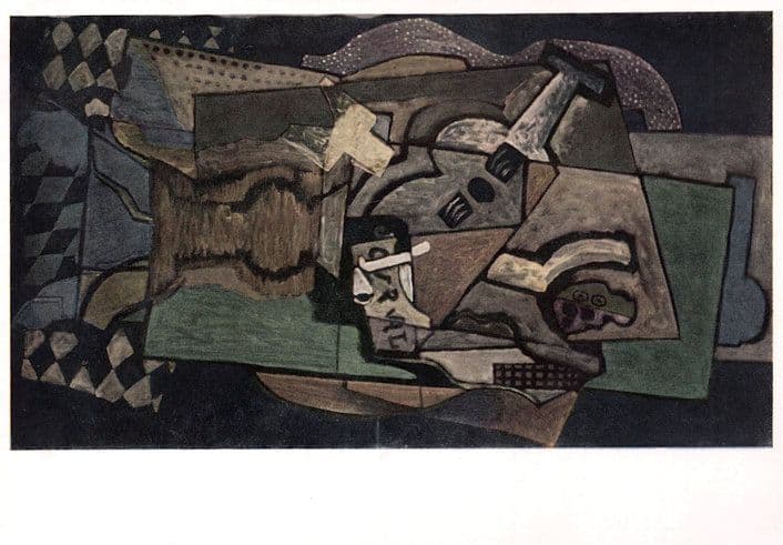 Georges Braque Nature Morte Au Gueridon 1918 Painting Postcard