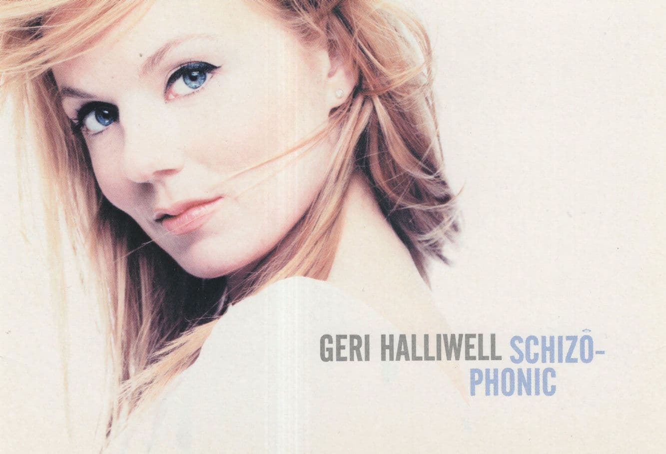 Geri Halliwell The Spice Girls Schizophrenic Debut CD Launch Postcard