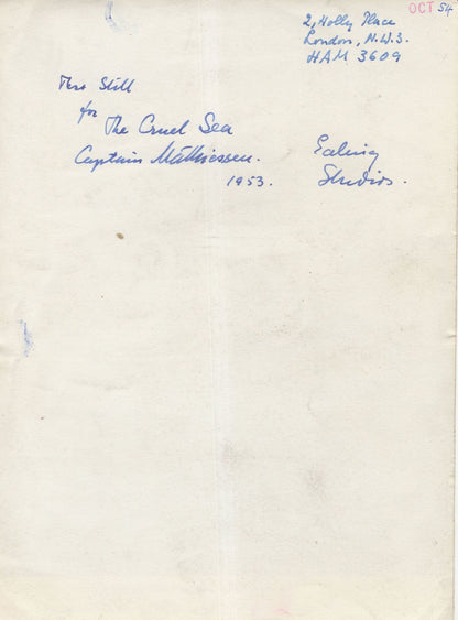 Gerik Schjelderup The Cruel Sea Ship Captain Hand Signed Photo