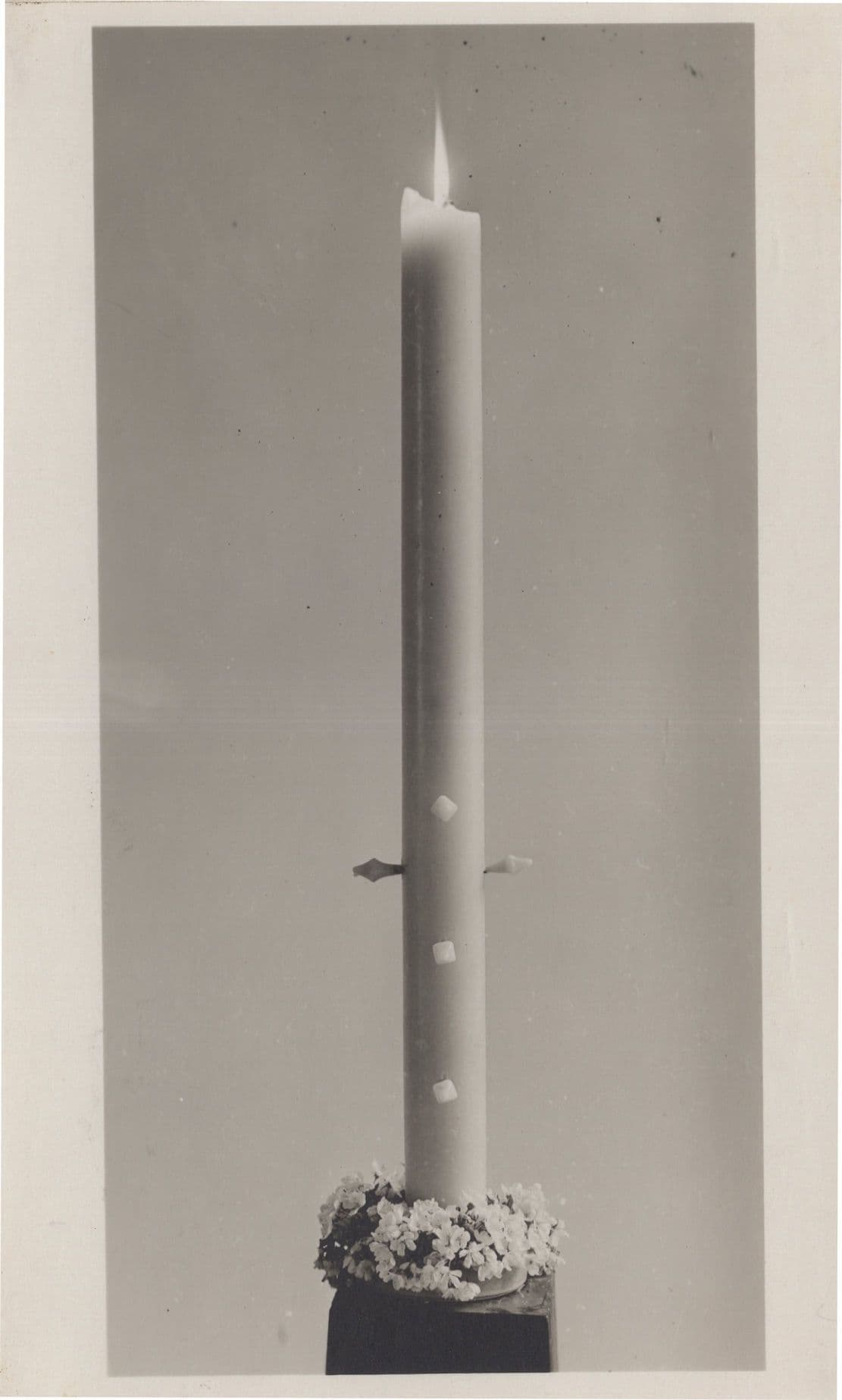 German 1939 Remembrance Candle WW2 Real Photo Postcard