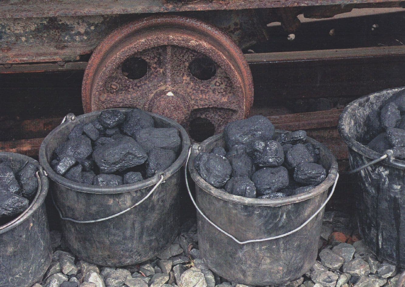 German Bucket Of Coal Industry Factory ERIH Factory Postcard