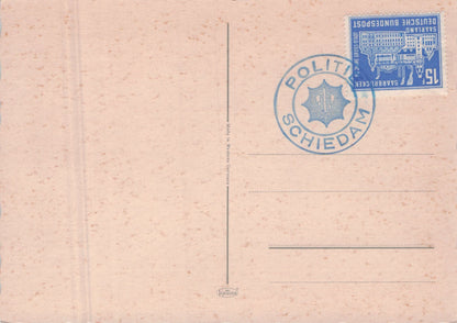 German Childrens Transport Police Station Politia Schiedam Postcard