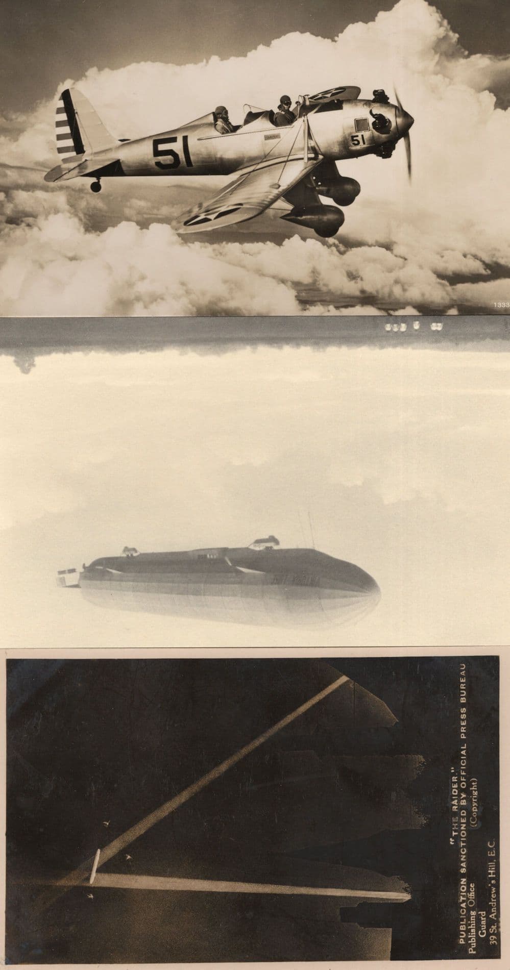 German Military Airship Antique Mint Postcard & More