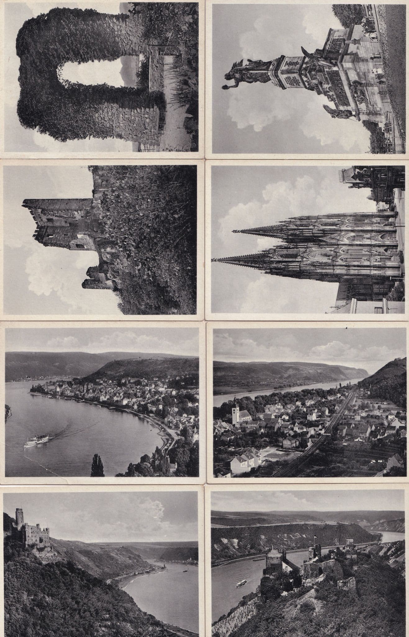 Germany 20 Antique Snapshot Photo s Boats Rivers Castles & More