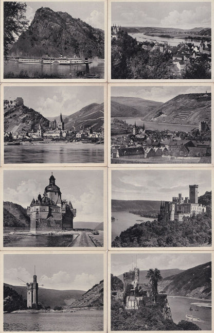 Germany 20 Antique Snapshot Photo s Boats Rivers Castles & More