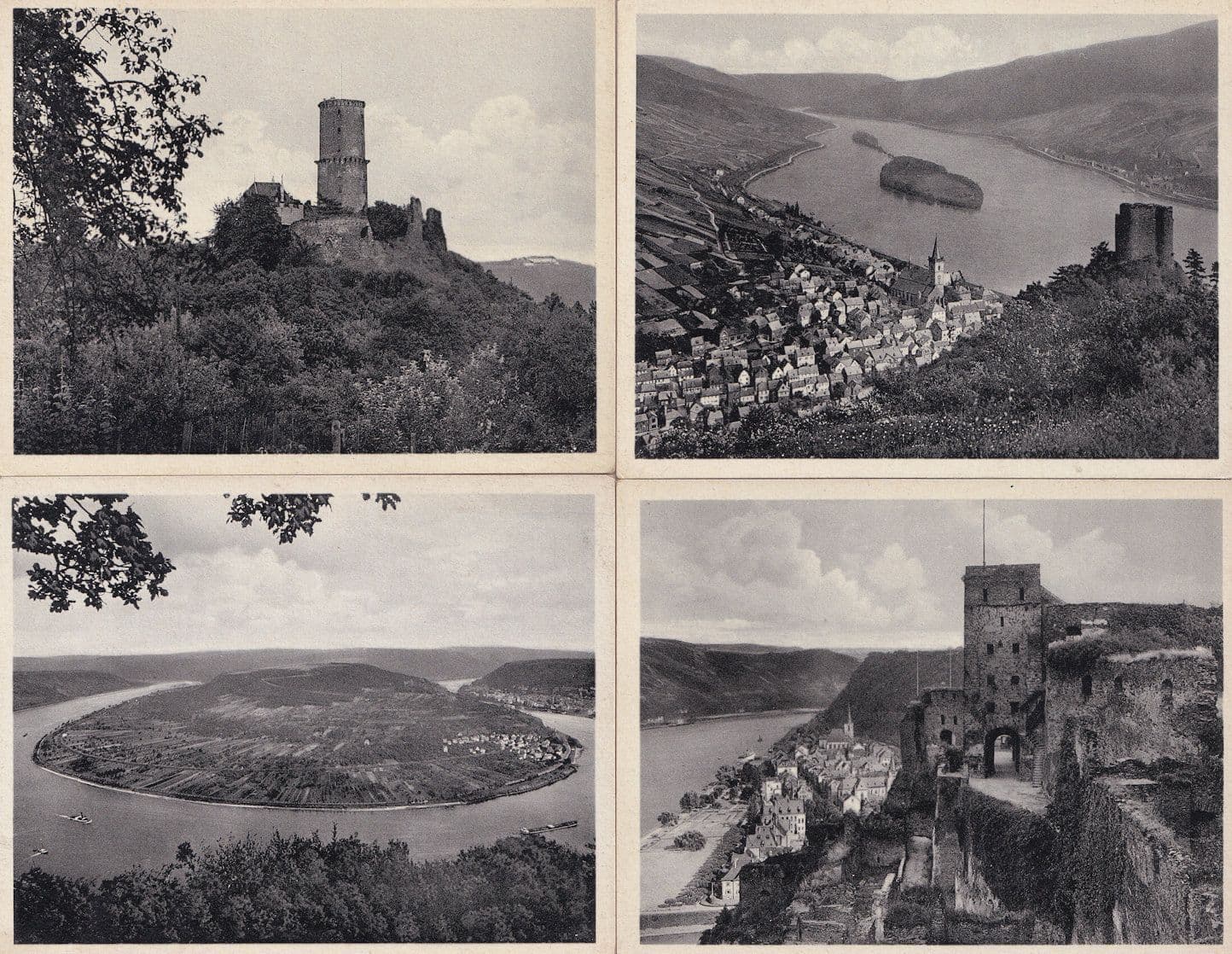 Germany 20 Antique Snapshot Photo s Boats Rivers Castles & More