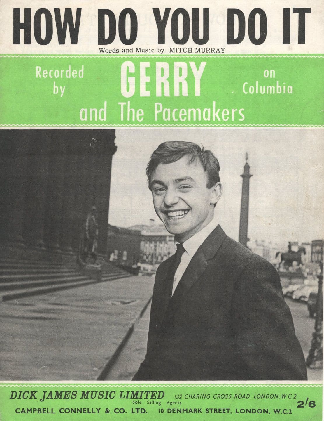 Gerry & The Pacemakers How Do You Do It EX Sheet Music