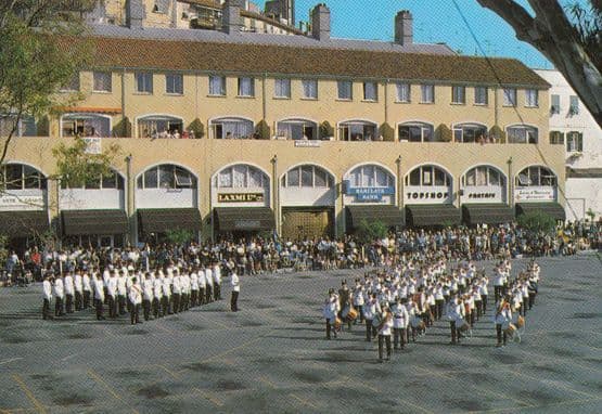 Gibraltar Ceremony Of The Keys at Casemates Square Postcard