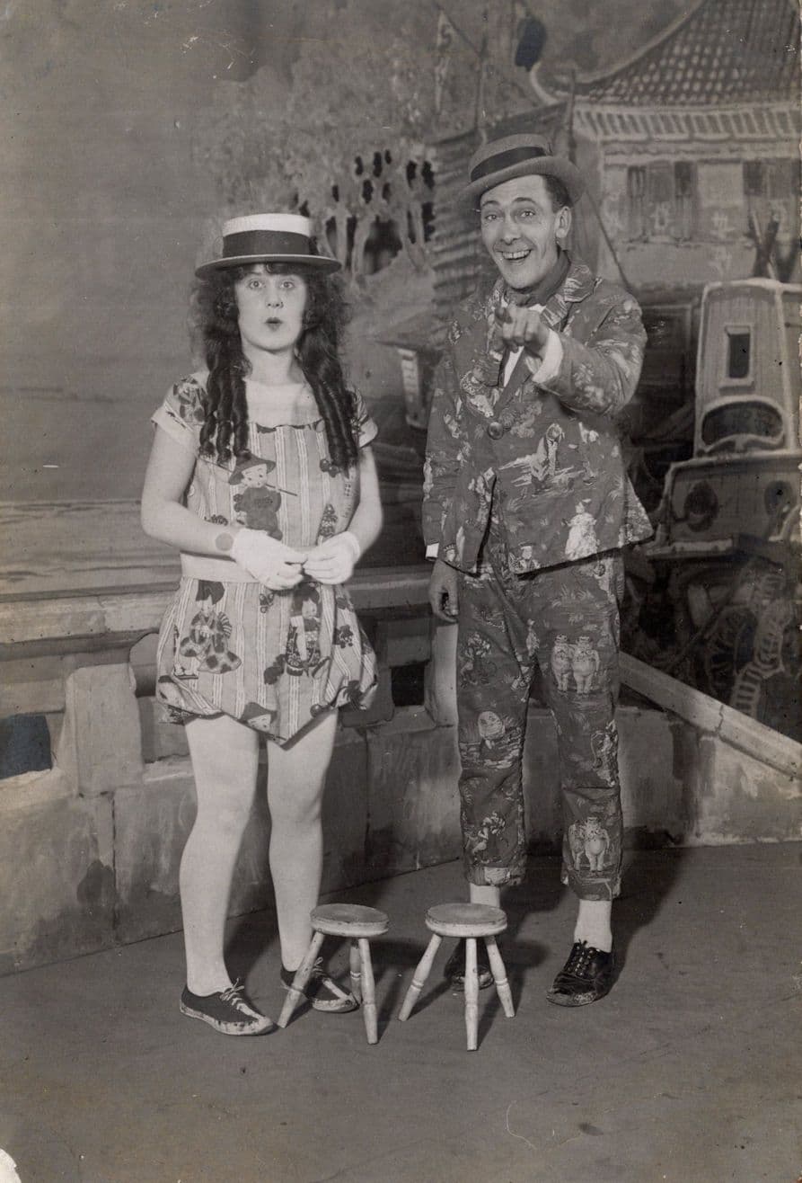 Gil Of Wintergreen Augusta American Comedienne Old Theatre Postcard