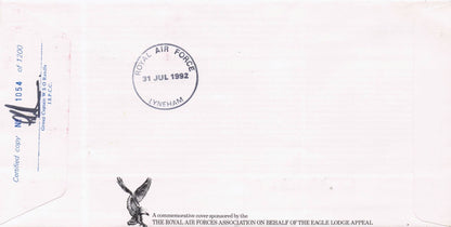 Gilbert & Sullivan TJ Williams Squadrons Of The RAF Hand Signed FDC
