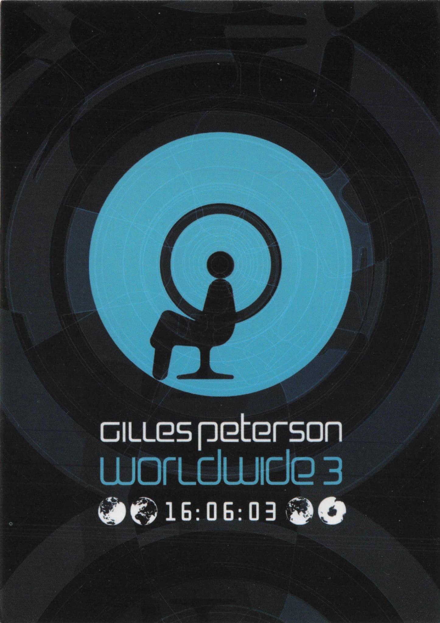Gilles Peterson Jazz Dance Festival MBE DJ New CD Advertising Postcard