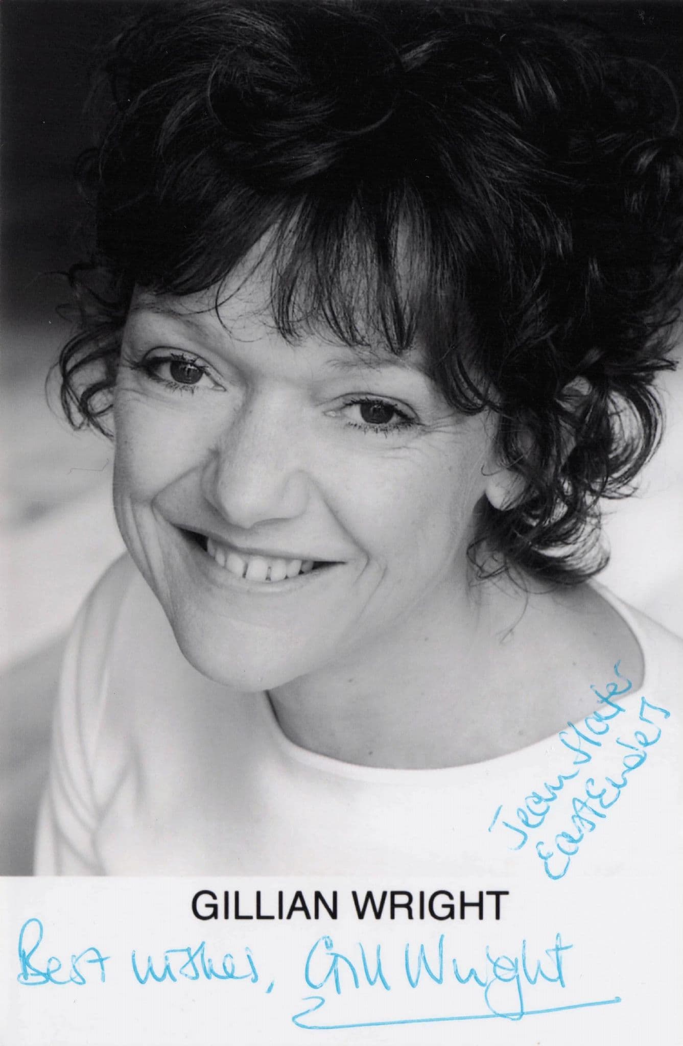Gillian Wright Jean Slater Eastenders Vintage Hand Signed Photo