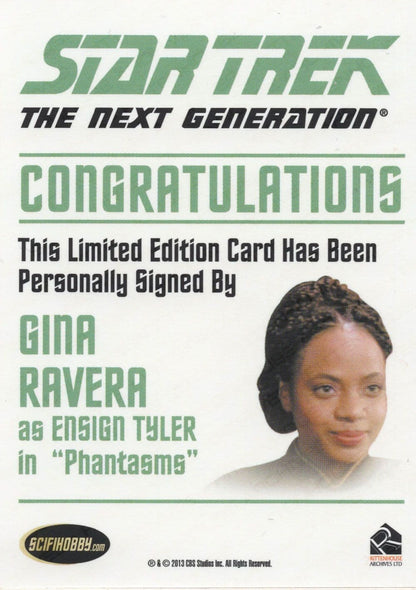 Gina Ravera Star Trek Hand Signed Autograph Photo Card
