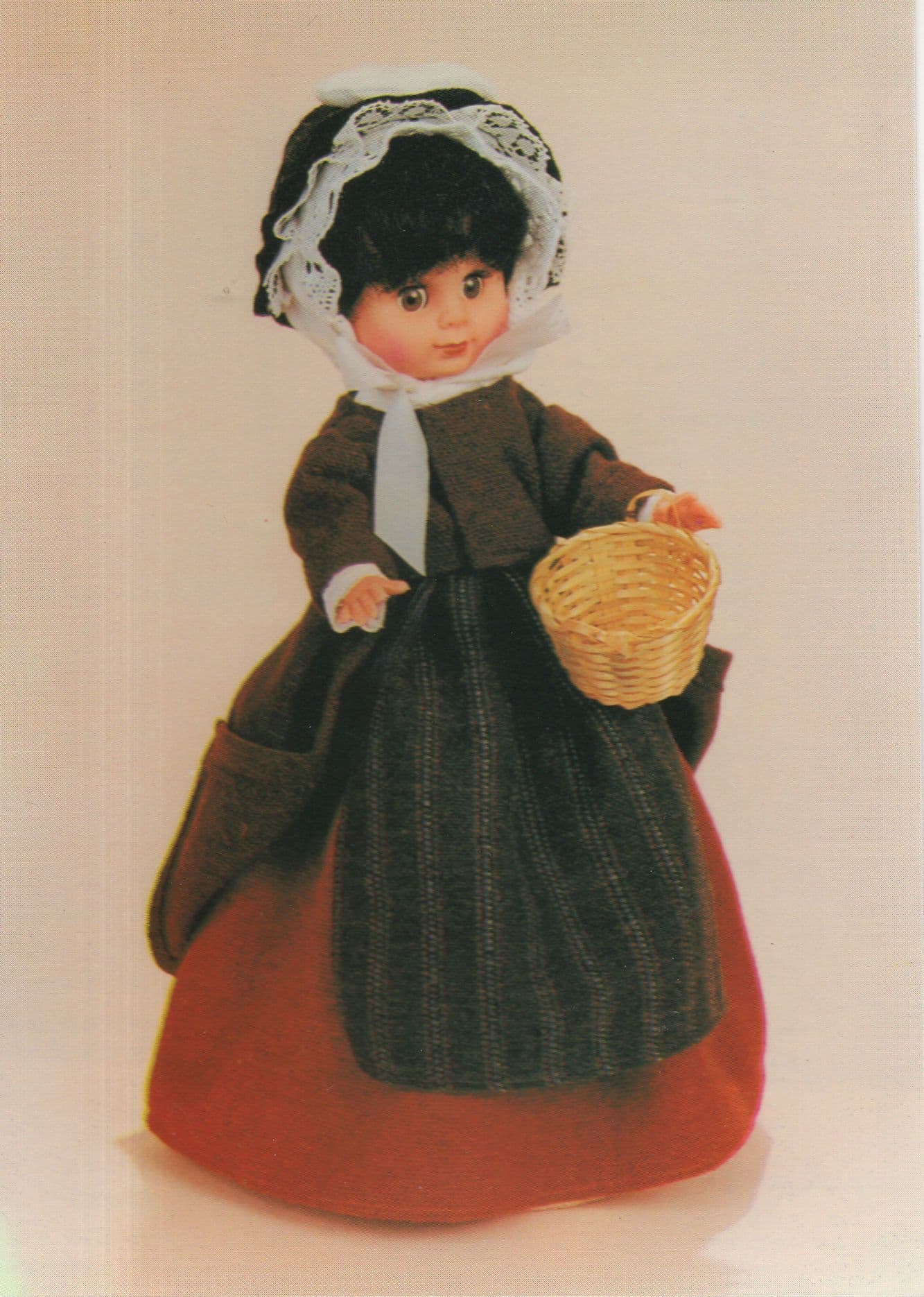 Glamorgan 19th Century Welsh Toy Doll Cocklewoman Postcard