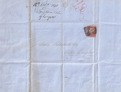 Glasgow 1950 Penny Red Victorian Childrens Book Publishers Scottish Letter