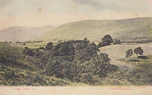 Glen Fruin Helenburgh Scotland Vintage Old Postcard