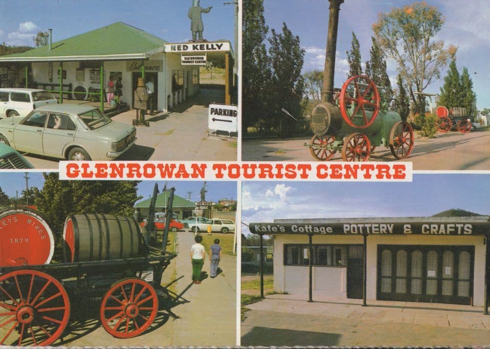 Glenrowan Tourist Centre Pottery Crafts Shop Australia Postcard